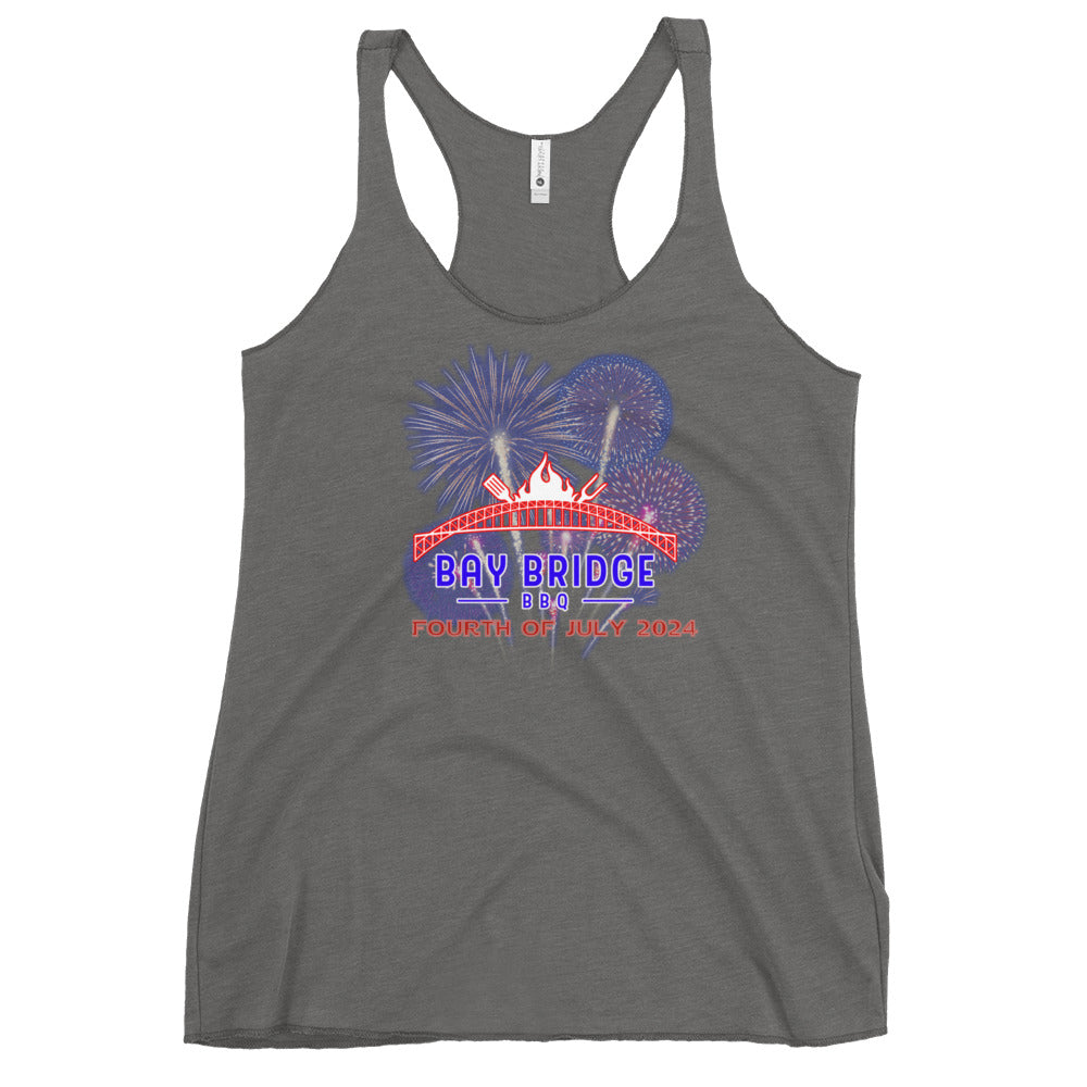 Women's Fourth of July 2024 Racerback Tank