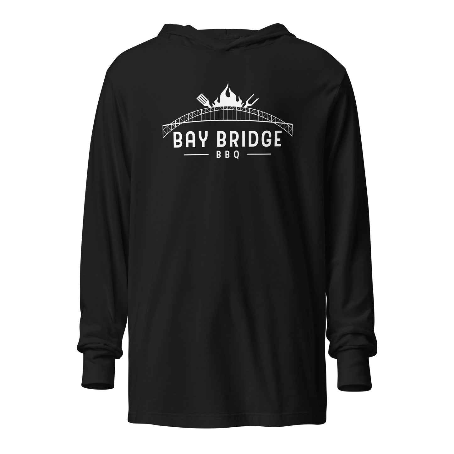 Hooded long-sleeve tee