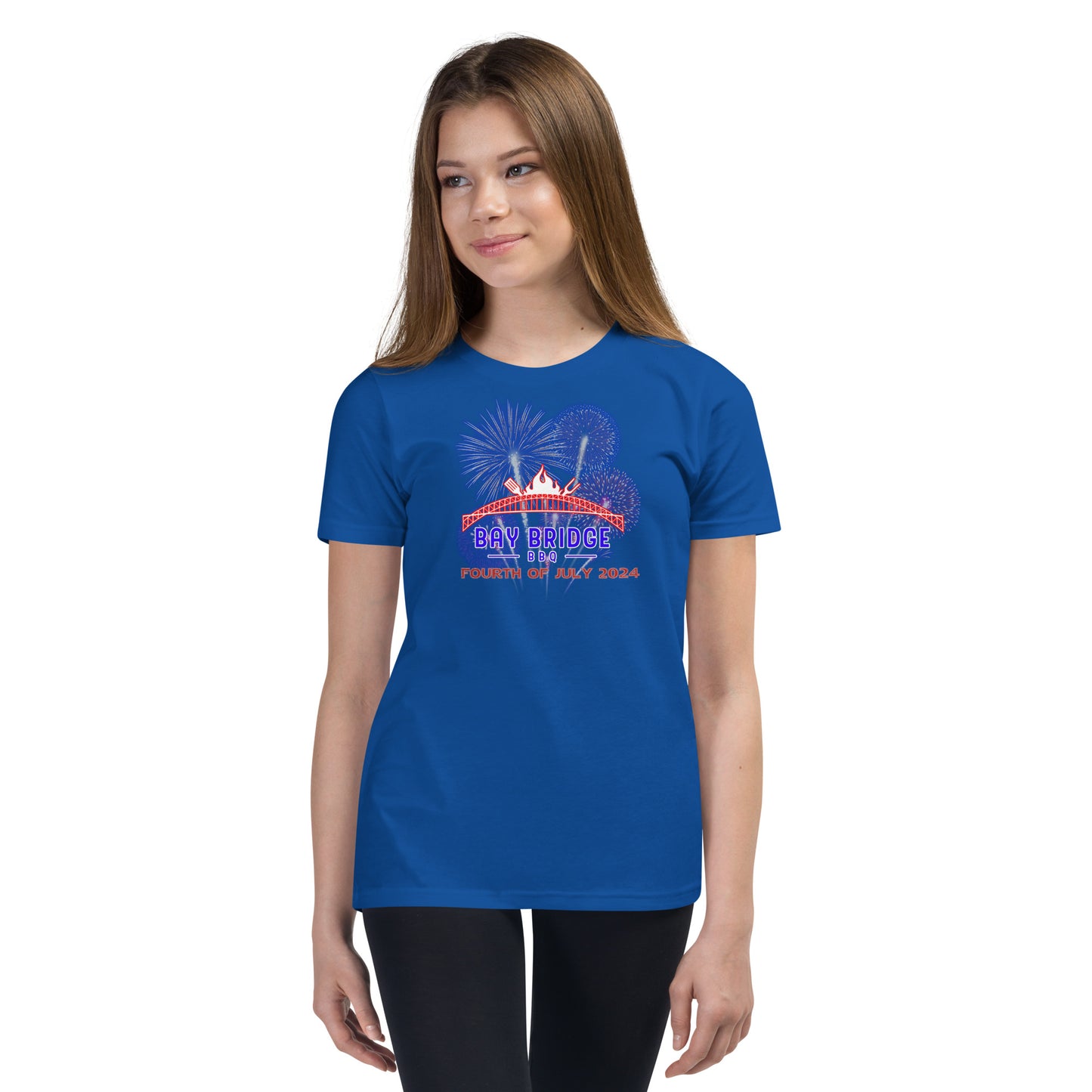 Youth Fourth of July 2024  Short Sleeve T-Shirt